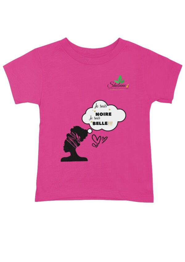 T-SHIRT VALORISANT LA FIERTE ET L'ESTIME DE LA BEAUTE NATURELLE